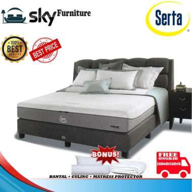 1 Set Full SERTA SPRINGBED "PASSION" Kasur + Divan + Sandaran 180 x 200