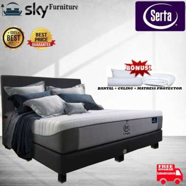1 Set Full SERTA SPRINGBED XTREME Kasur + Divan + Sandaran [Jabodetabek] 180 x 200