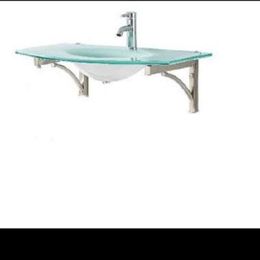 Washtafel Wastafel Kaca Set