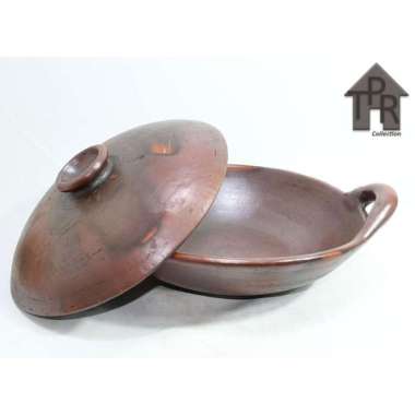 Gerabah Wajan Tanah Liat Besar D45 - Natural