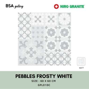 NIRO GRANITE TERRAZO GRANIT 60X60 / LANTAI DINDING TERASO PEBBLES