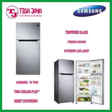 SAMSUNG RT38K5032S8 KULKAS 2 PINTU SILVER INVERTER RT38 RT38K50 32S8