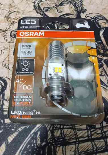Bohlam lampu motor LED Honda Supra X 125 HELM IN 11'-14' LED T19 osram 100 % ORIGINAL Multicolor