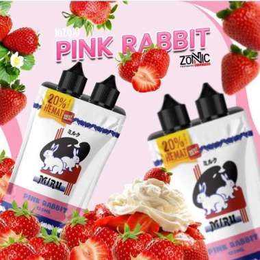 Miru Strawberry Pink Rabbit 120ml 6mg