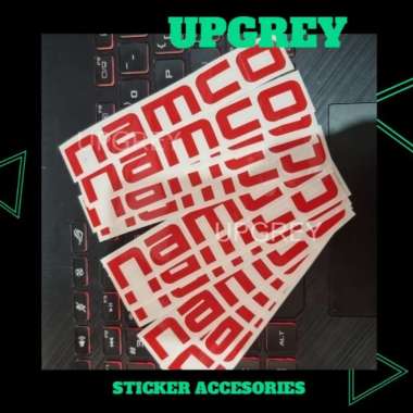 NAMCO STICKER CUTTING DECAL HELM MOTOR KACA MOBIL LOGO STICKER OUTDOOR
