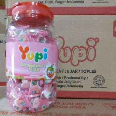 Promo Permen Yupi Gummy Candies 385gr Strawberry Kiss Diskon 11% di Seller Al Dien Store - Kota Tangerang, Banten | Blibli