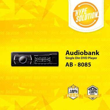 Tape Mobil Singel din Audiobank AB-8085 DVD Player Black