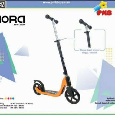 Scooter Anak Roda Dua Sekuter IORA PMB ST03 Otoped ST-03 ST 03 Orange