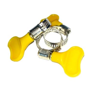 Lippro Klem Selang Gas Elpiji [1 Inch] Kuning