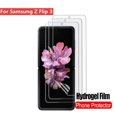 Hydrogel Samsung Z Flip 3 Antigores Jelly Samsung Tempered Glass Jelly Samsung Z Flip 3 Hidrogel Sam