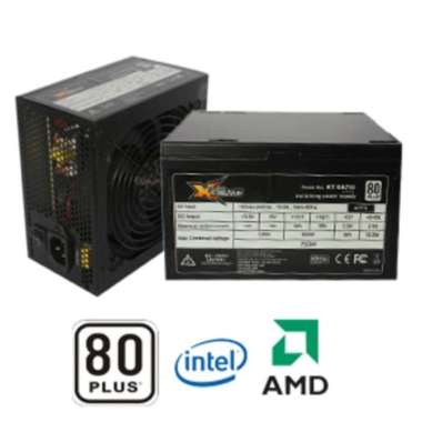 Xtreme KT-SA750 Power Supply PC Gaming Mining 750 Watt 80 Plus Hitam