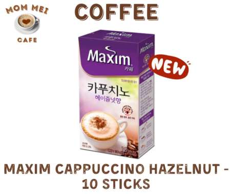 Kopi MAXIM CAPPUCCINO HAZELNUT Coffee (KOREA)