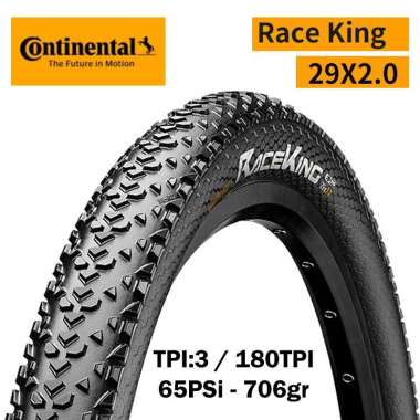 Continental Race King Ban Luar Sepeda MTB 29 x 2.00 inch Kawat