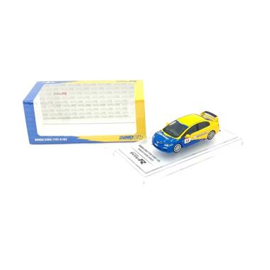 INNO #95 Honda Civic Type-R FD2 Diecast - Yellow Blue [1:64]