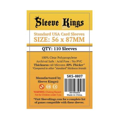 SLEEVE KINGS Standard USA Card Sleeves [110 Pack/ 56 x 87 mm]