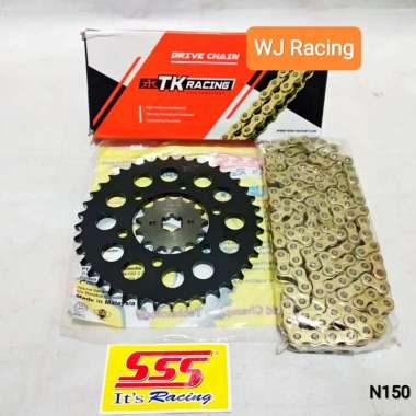Gear Set SSS Rante TK Ninja 150 R - Ninja 150 RR 428 HSL Black 14 40 130 HSL