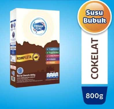 Susu KOMPLETA Frisian Flag 800 Gram- Susu Bubuk Instan Cokelat