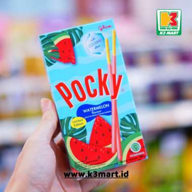 Promo Harga Glico Pocky Stick Watermelon Flavour 36 gr - Blibli