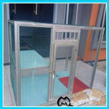 Kandang Kucing kawat ram holo
