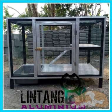 Kandang Kucing Galvalum kawat ram