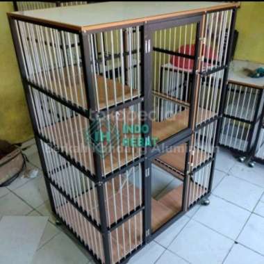 Kandang Kucing Aluminium Murah 2 Tingkat