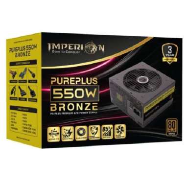 Power Supply PSU IMPERION PUREPLUS 550W GAMING 80+ Bronze