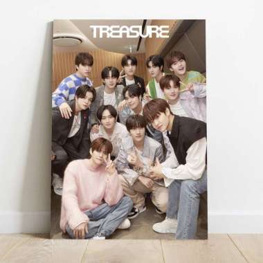 POSTER TREASURE KPOP Haruto Yedam Asahi Junkyu Hyunsuk Jihoon K-Pop TREASURE Office Adventure Murah