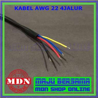 Kabel Awg 22 4Jalur Original Jual Per 1Meter