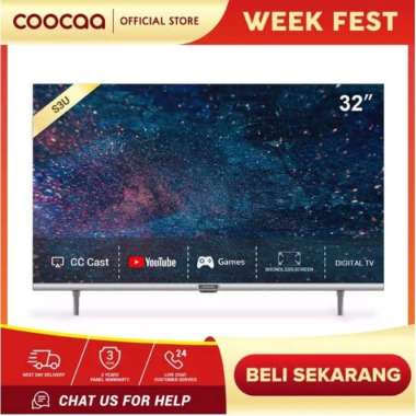 SMART TV COOCAA 32S3U 32INCH SMART TV LED TV 32INCH COOCAA DIGITAL TV 32S3U