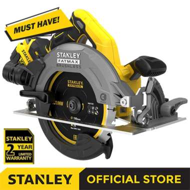 Stanley Brushless Circular Saw / Gergaji Sirkel Baterai 20V SBC550M2K