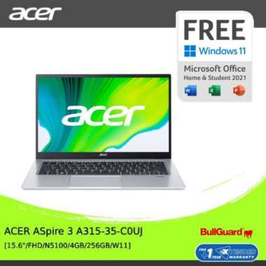 ACER ASpire 3 A315-35-C0UJ [15.6"/FHD/N5100/4GB/256GB/W11] NXA6LSN005