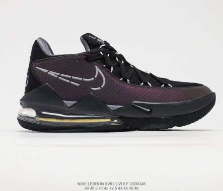 nike lebron 18 low black university red
