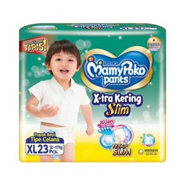 Promo Harga Mamy Poko Pants Xtra Kering Slim Tidak Gembung XL23 23 pcs - Blibli