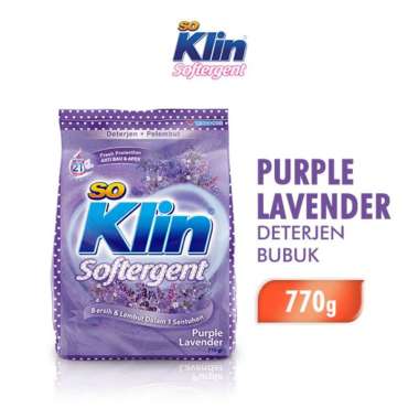 Promo Harga So Klin Softergent Purple Lavender 770 gr - Blibli