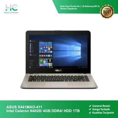 Asus X441MAO-411, N4020/4GB/1TB/W10/14” HD