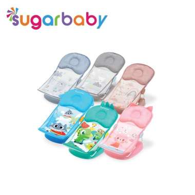 Sugar Baby Premium Baby Bather (Classic & Fun Series) Sugar Friends (Biru)