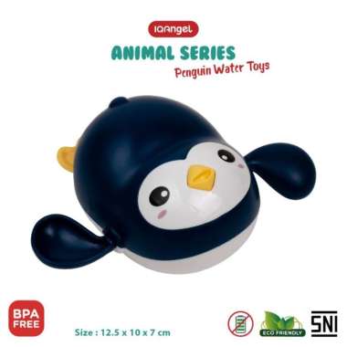 IQ Angel Penguin Water Toys / Mainan Air Pinguin / Mainan Mandi Anak Dark Blue