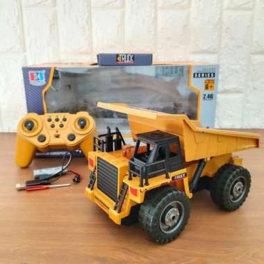 RC Truk Tambang Remote Control - Mainan Mobil Dump Truck Remot Anak
