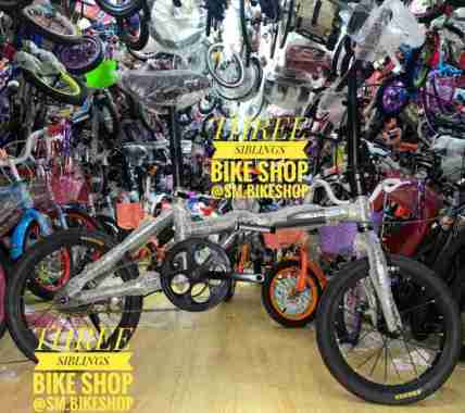 SEPEDA LIPAT SENATOR 16 INCH WARNA ABU GREY