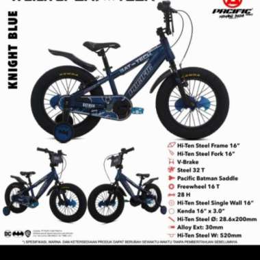 Sepeda Anak BMX 16 Inch Pacific Batman Ban Besar
