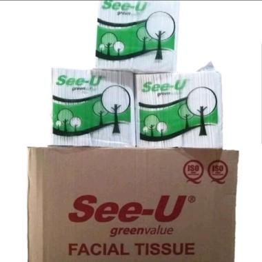 TISSUE See-U Facial Green Value 650gr | 1Dus=20pack