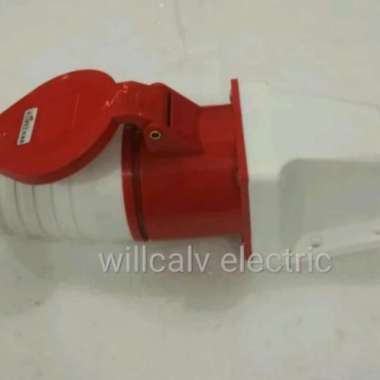 STOP KONTAK 3 PASS 5 PIN 32A 32 AMPERE - STOP KONTAK 3 PHASE 5 PIN 32A