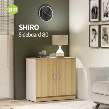Oggi - Rak Susun / Sideboard / Agio Shiro Sideboard 80 White - Tuscany