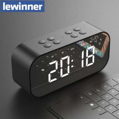 AEC Jam Alarm Clock with Bluetooth Speaker TF AUX - BT501