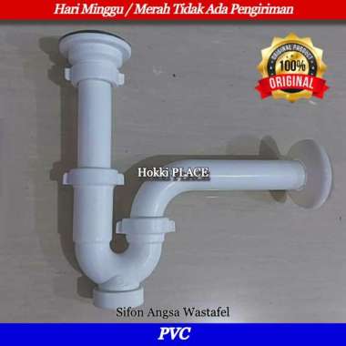SIFON ANGSA WASTAFEL PVC SARINGAN WASTAFEL PLASTIK SIFON ANGSA AVUR