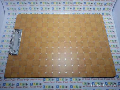 papan jalan /clip board / clip board kayu folio / alas tulis