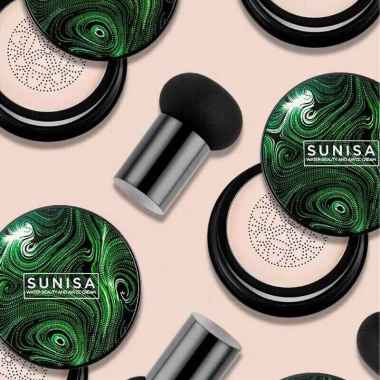 Sunisa BB Cushion Cream/Sunisa Mushroom Cushion/Sunisa Cushion Natural