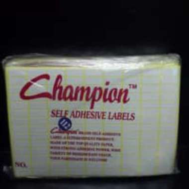 Label Harga Champion No. 112
