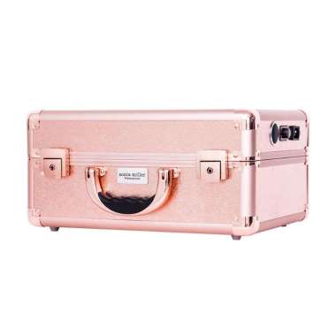 Sonia Miller Compact size Beauty Makeup Case With 4 Tri-Color Light Lampu 4 LED MessyLineR.Gold