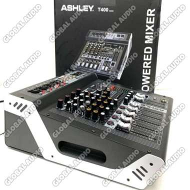 Power Mixer Audio Ashley T 400 Original 4channel Bluetooth - USB t400